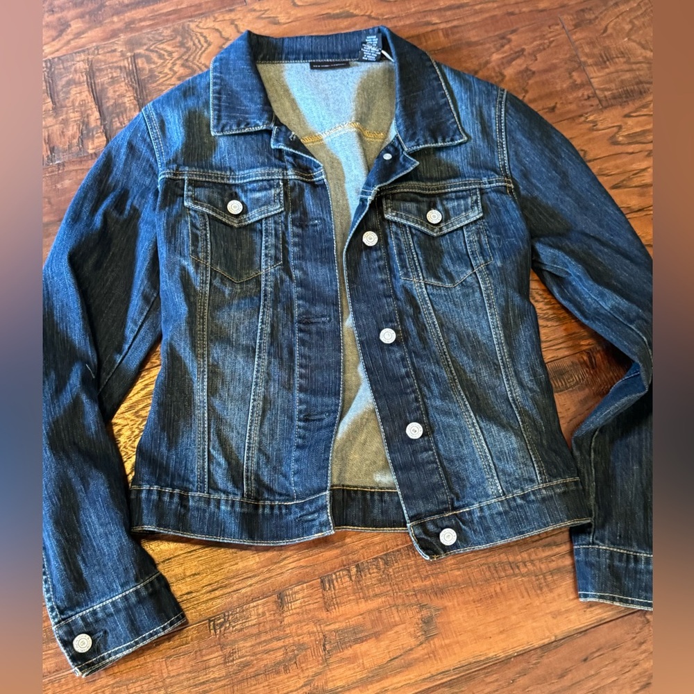 New York & Company Classic Blue Denim Jacket